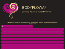 Tablet Screenshot of bodyflowart.com